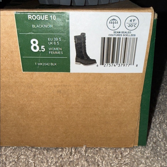 Kamik Women's Rogue 10 Black Combat Boots - Size 8.5 - Picture 5 of 6